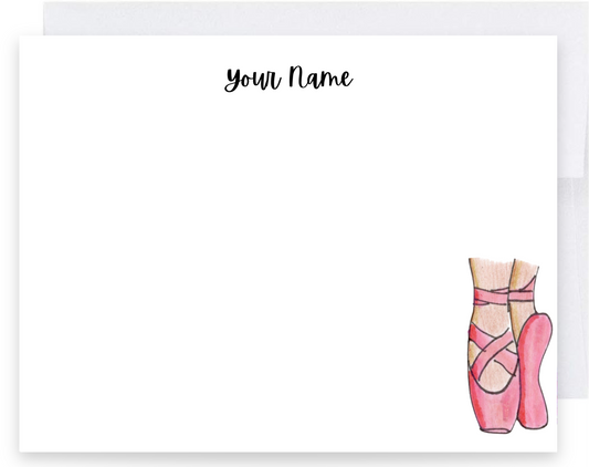 Ballet Slippers Stationery