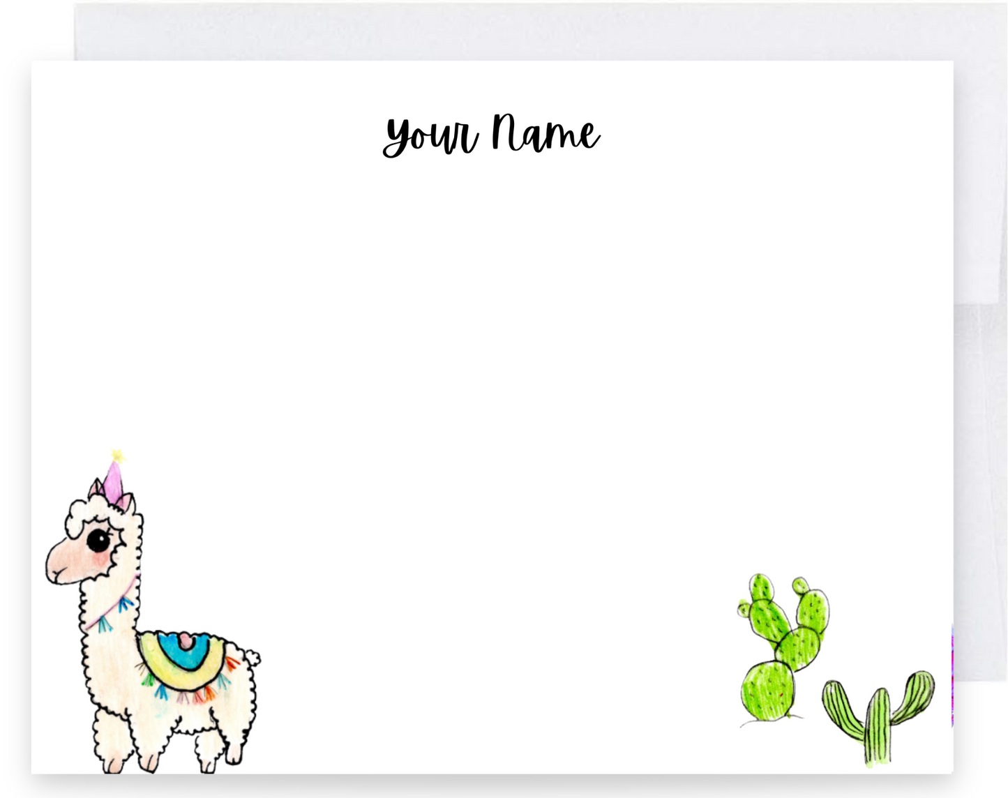 Llama Stationery