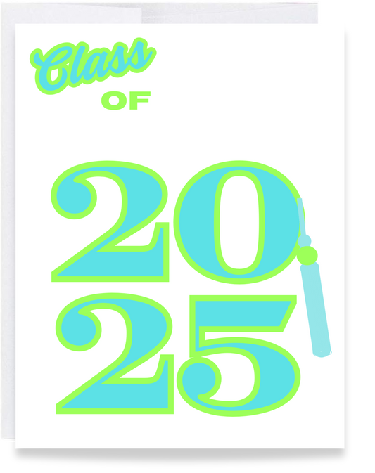 Neon 2025 Grad Card