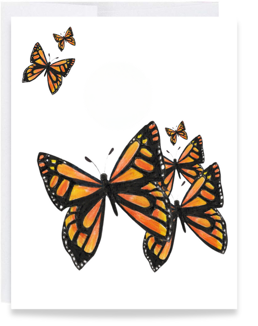 Blank Butterfly Card