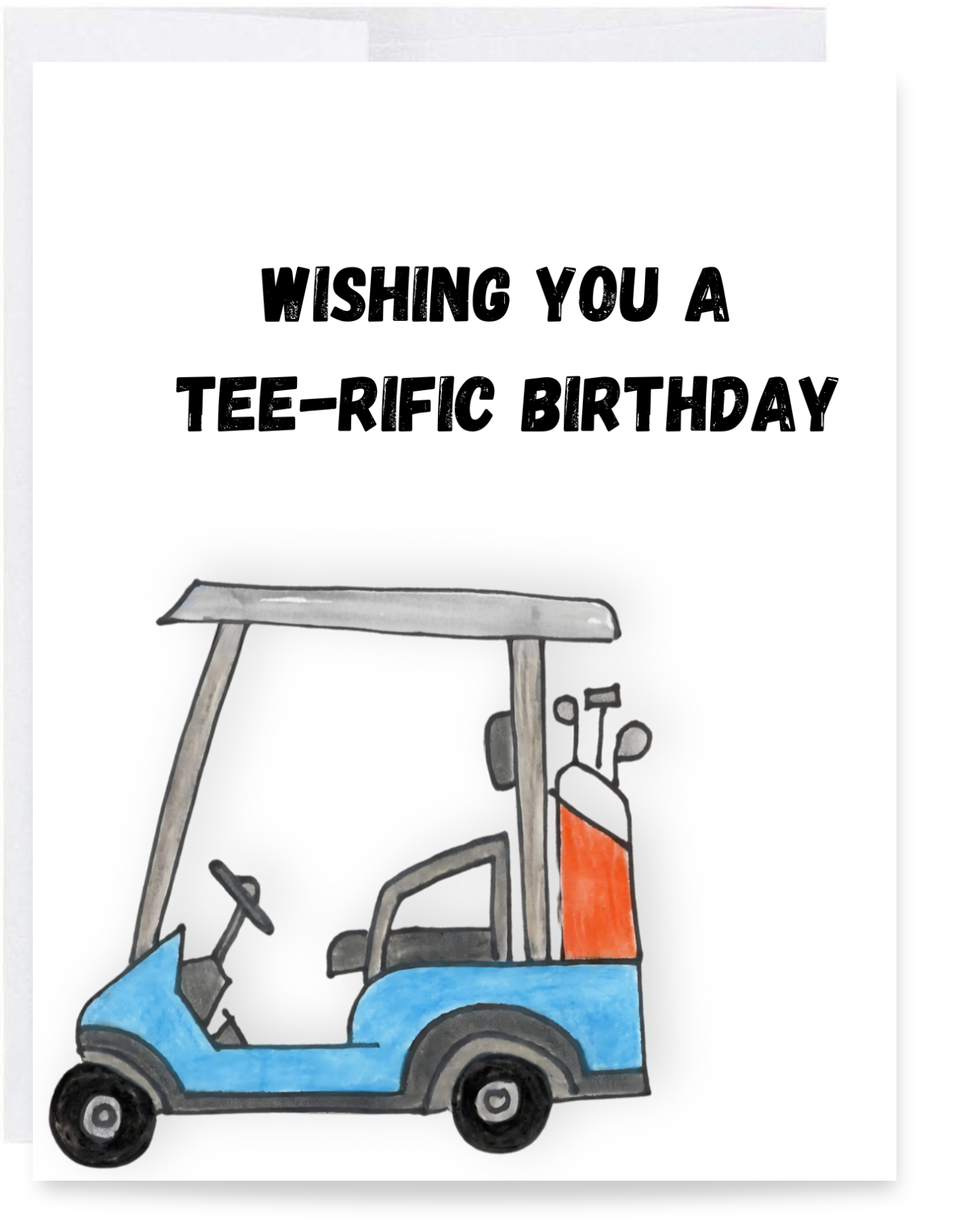 Happy Birthday Golf Card