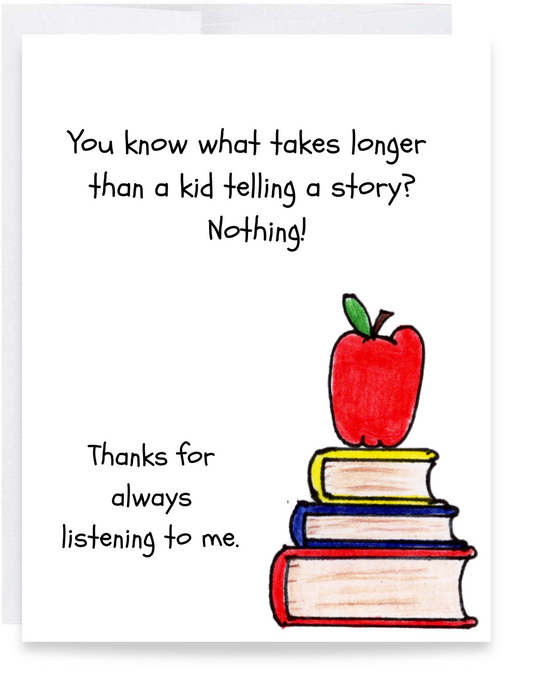 Teacher Thank You Card