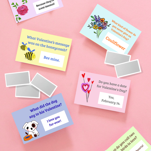 Valentine Scratch-off Jokes