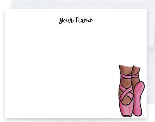 Ballet Slippers Stationery