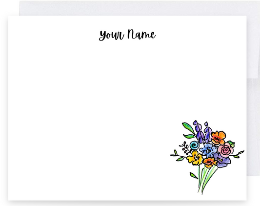 Flower Bouquet Stationery